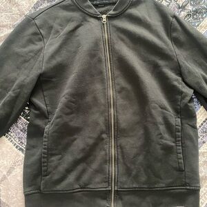 GAP Men's Black Zip-Up Sweater